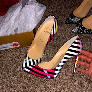 🔥Christian Louboutin Cinestripe Pigalle Follies🔥